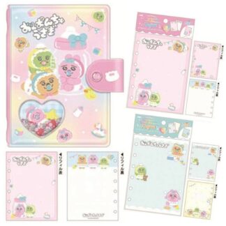 【予約 2月】おぱんちゅうさぎ シャカシャカカプセルシールバインダー ピンク＆追加リフィルセット（送料込）