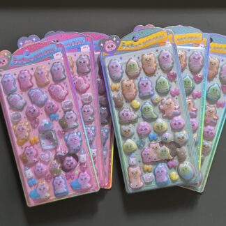 【即納】おぱんちゅうさぎ うるちゅるポップシール 2種×3セット（送料込）